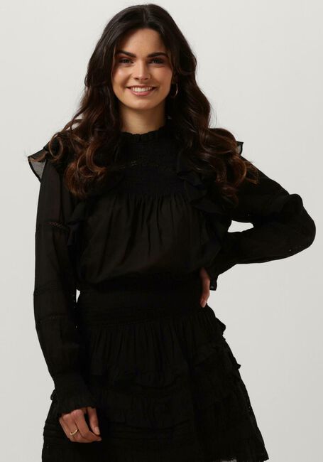 Schwarze NEO NOIR Blusen SARNA S VOILE BLOUSE - large
