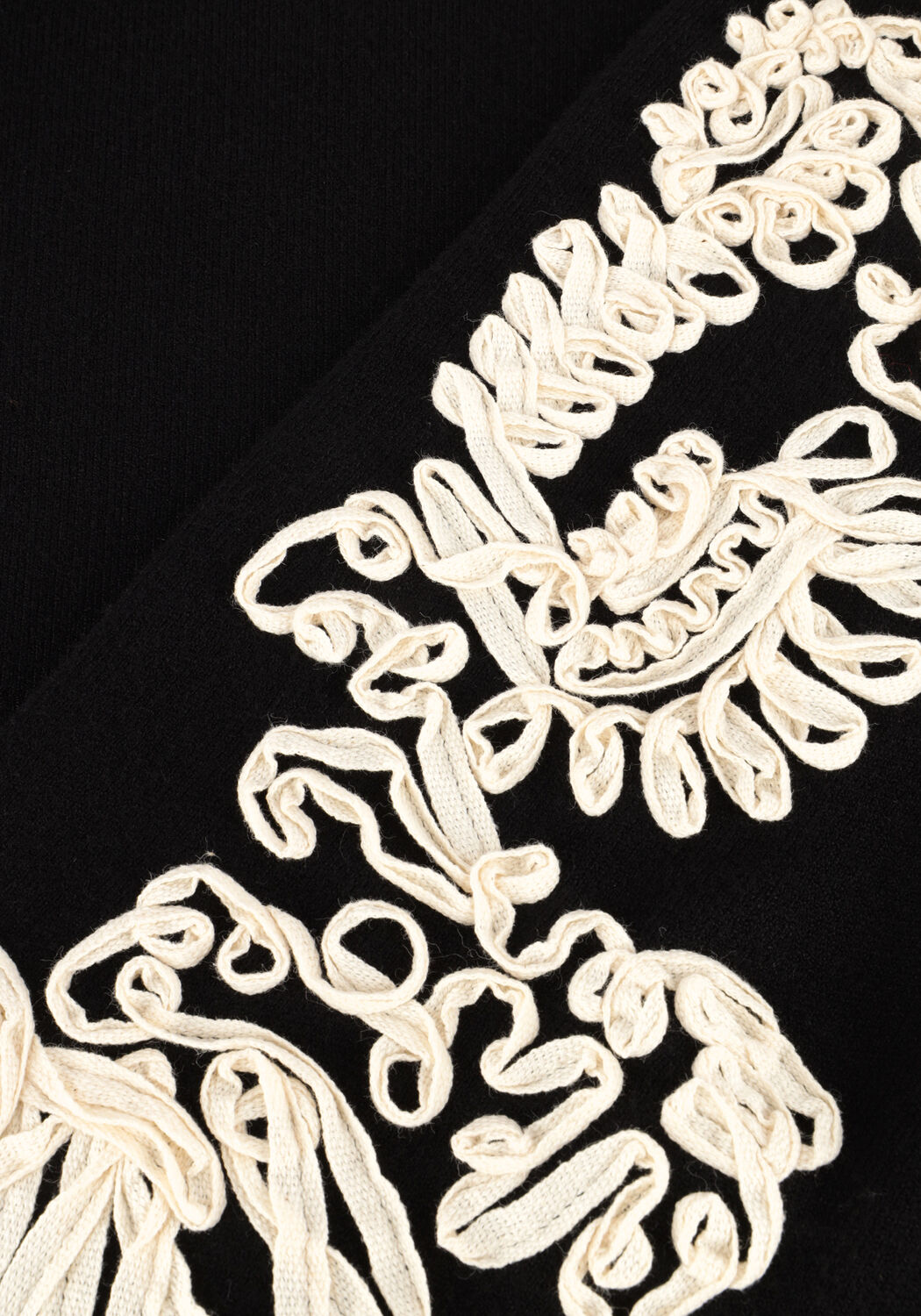 Schwarze OBJECT Pullover OBJJOANA L/S KNIT PULLOVER - large