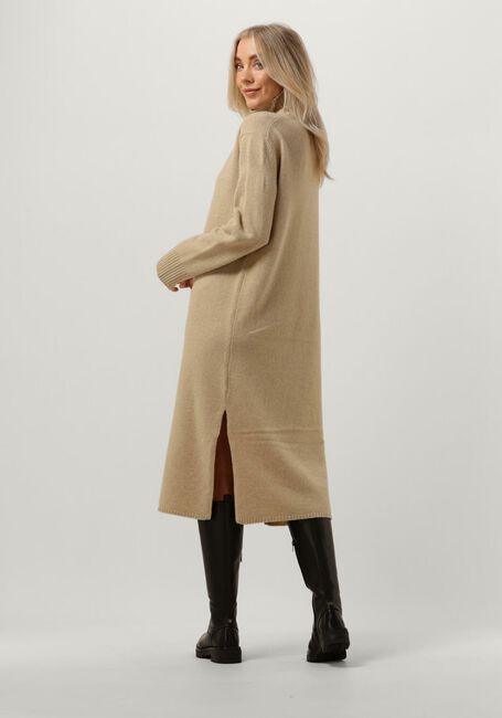 Camelfarbene DRYKORN Midikleid SASTERA - large