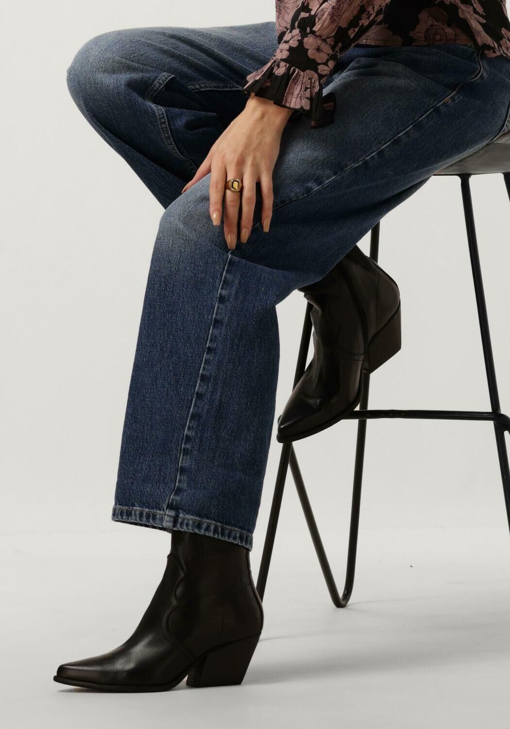 Schwarze NOTRE-V Cowboystiefel AR194 - large