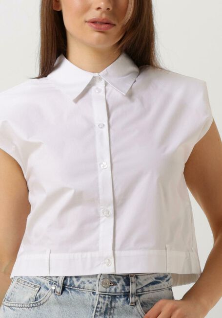 Weiße GESTUZ Blusen LIONESSGZ SL SHIRT - large