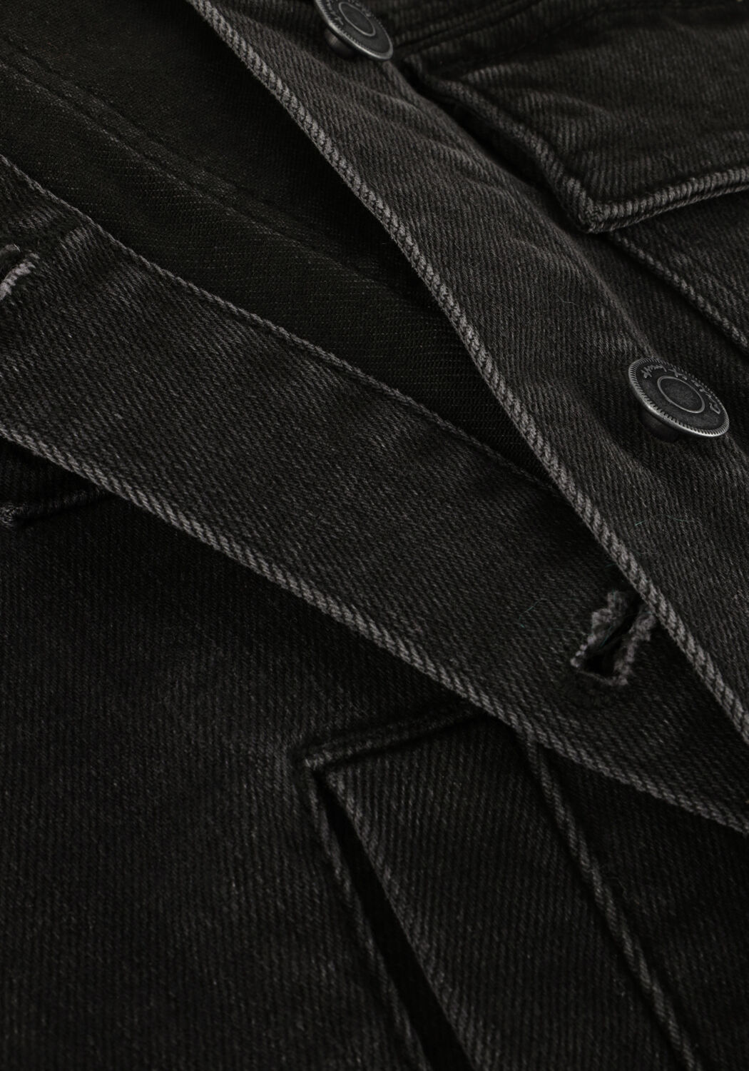 Schwarze CIRCLE OF TRUST Gilet JAMES DENIM GILET - large