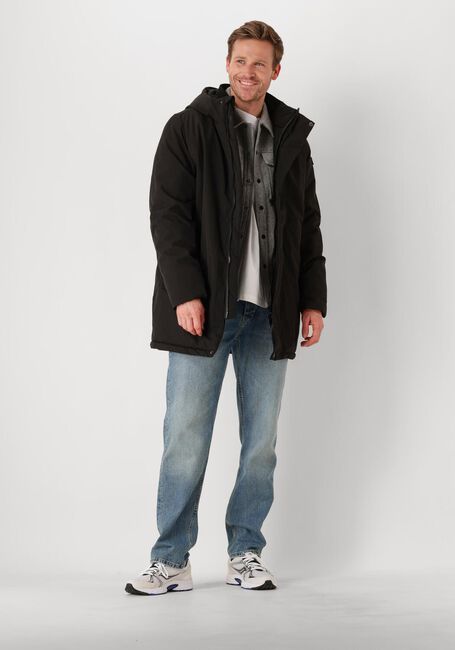 Schwarze PURE PATH Parkas REGULAR FIT JACKETS PARKA - large
