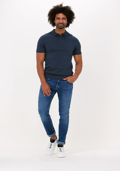 Blaue SAINT STEVE Polo-Shirt CHRIS - large