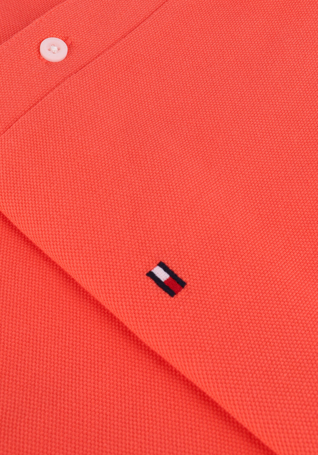 Orangene TOMMY HILFIGER Polo-Shirt 1985 SLIM POLO - large