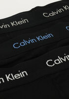 Schwarze CALVIN KLEIN UNDERWEAR Boxershorts 3-PACK LOW RISE TRUNKS - medium