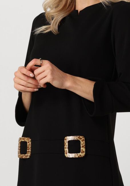 Schwarze ANA ALCAZAR Minikleid A DRESS LEO CLASP - large