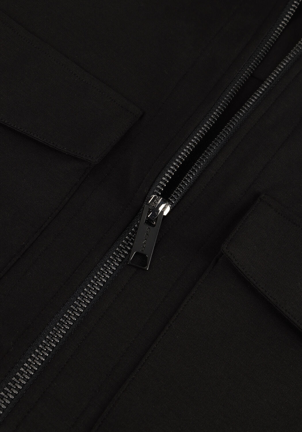 Schwarze GENTI Overshirt S8286-1967 - large