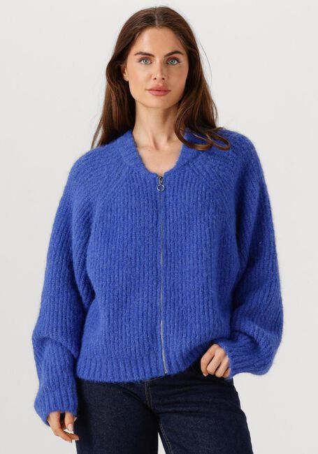 Blaue EDITED Strickjacke RANI BOMBER CARDIGAN - large
