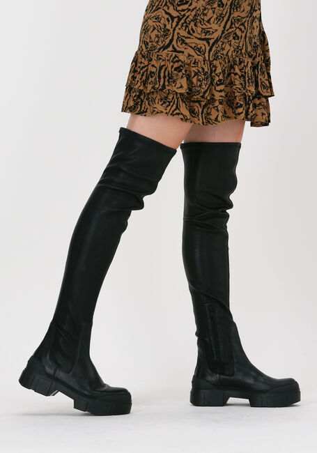 Schwarze VIC MATIE Overknees 1W3162D - large