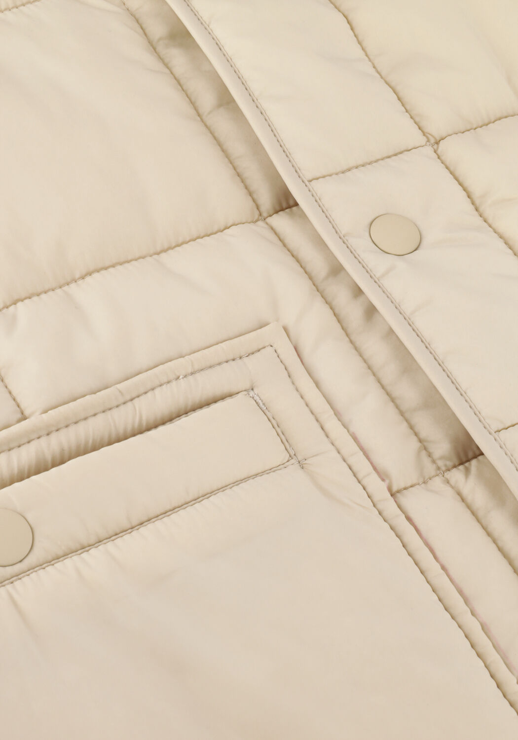 Beige LES DEUX Bodywarmer MATT QUILTED VEST - large