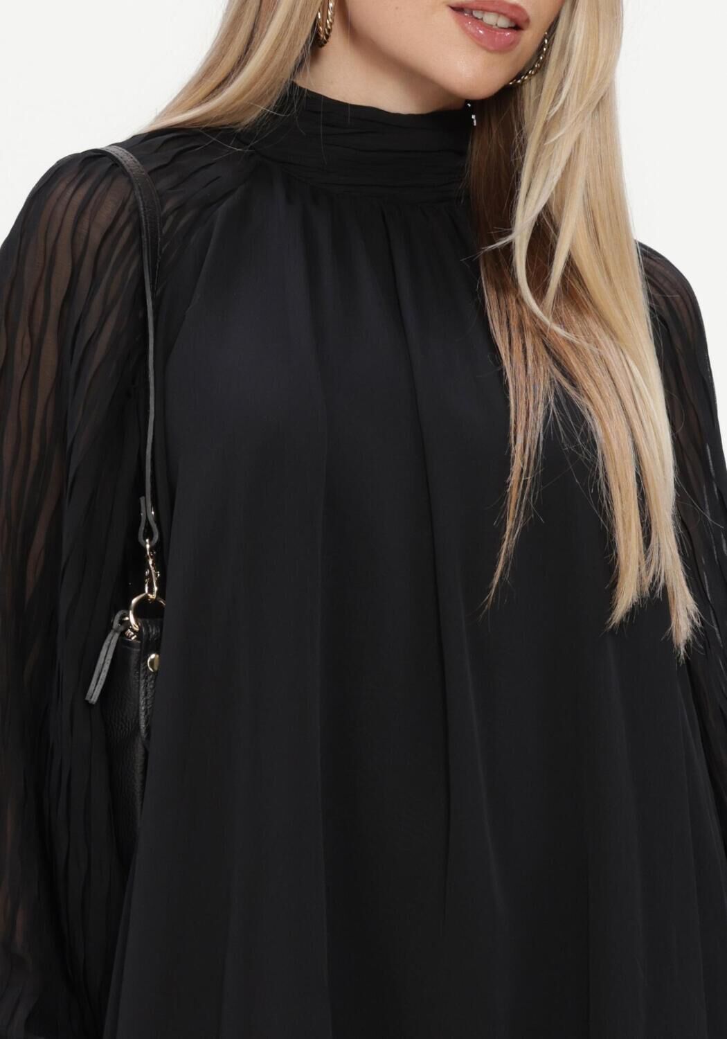 Schwarze Y.A.S. Minikleid YASOLERA LS DRESS S. - large