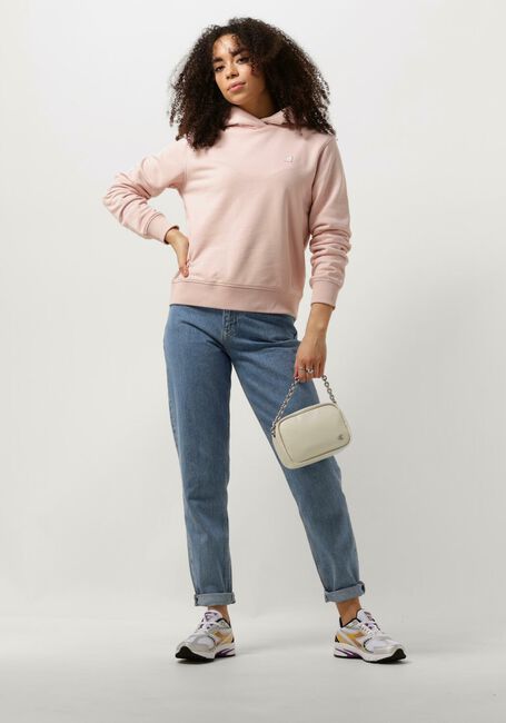 Hell-Pink CALVIN KLEIN Pullover CK EMBRO BADGE REGULAR HOODIE - large