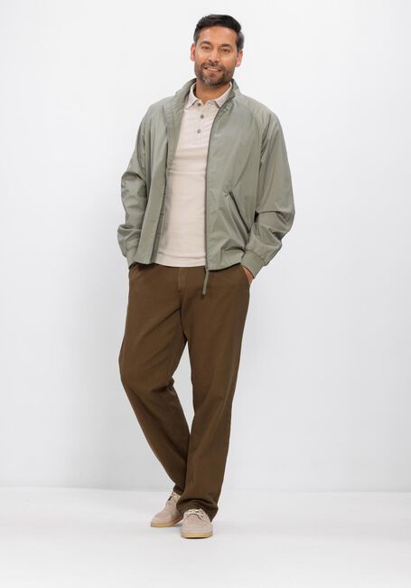 Beige GENTI Polo-Shirt POLO 3 BUTTON SS 1219 - large