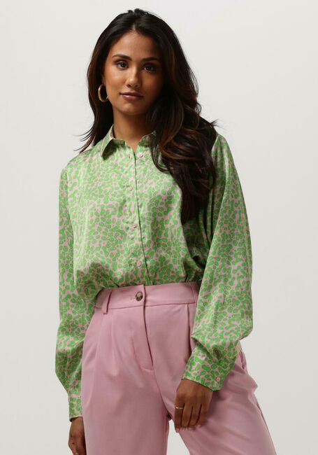 Grüne MODSTRÖM Bluse CLARKE PRINT SHIRT - large