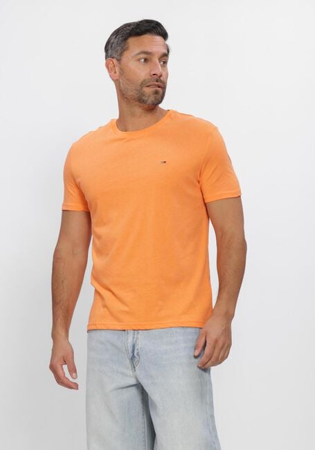 Orangene TOMMY JEANS T-shirt TJM XSLIM JASPE HTR TEE EXT - large
