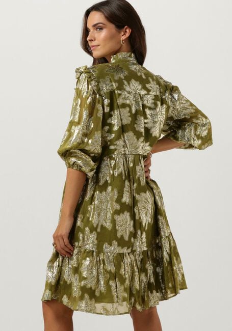 Grüne JANICE Minikleid JURK PRINT LUREX JIMMY - large