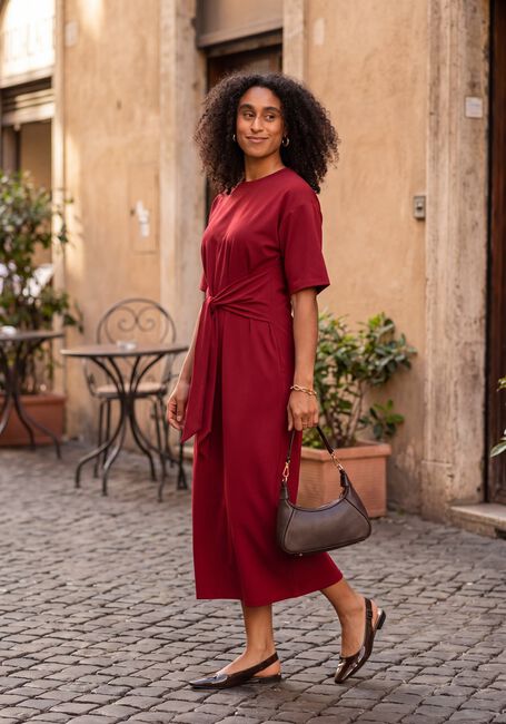 Bordeaux MSCH COPENHAGEN Midikleid MSCHBREANNE NORIEL 2 4 DRESS - large