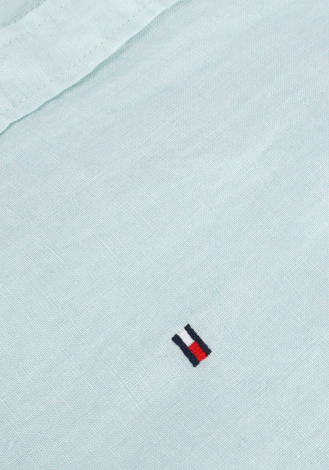 Minze TOMMY HILFIGER Casual-Oberhemd PIGMENT DYED LI SF SHIRT S/S - large