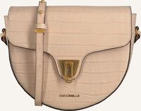 Beige COCCINELLE Umhängetasche BEAT CROCO Beige COCCINELLE Umhängetasche BEAT CROCO - medium