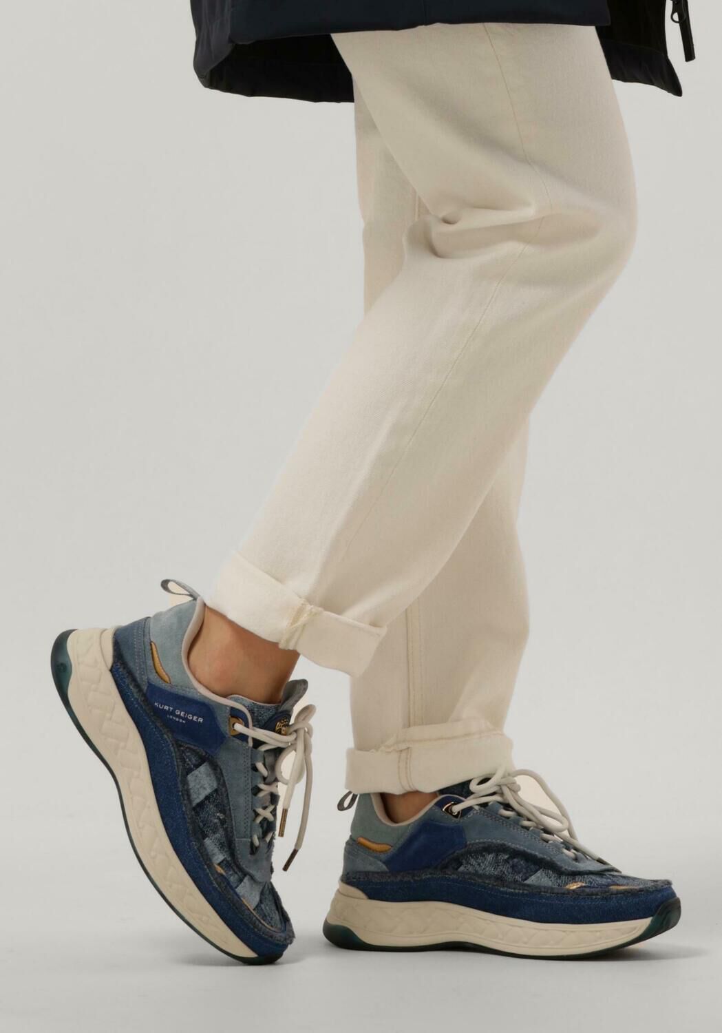 Blaue KURT GEIGER LONDON Sneaker Low KENSINGTON SNEAKER - large