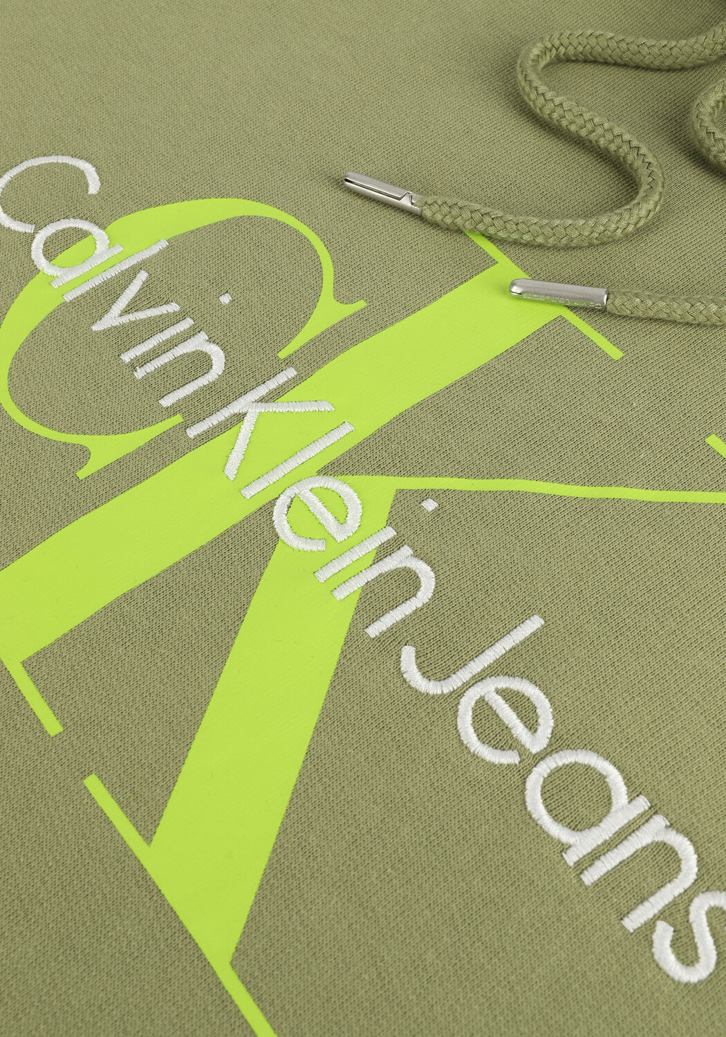 Gr&uuml;ne CALVIN KLEIN Sweatshirt SEASONAL MONOGRAM REGULAR - large