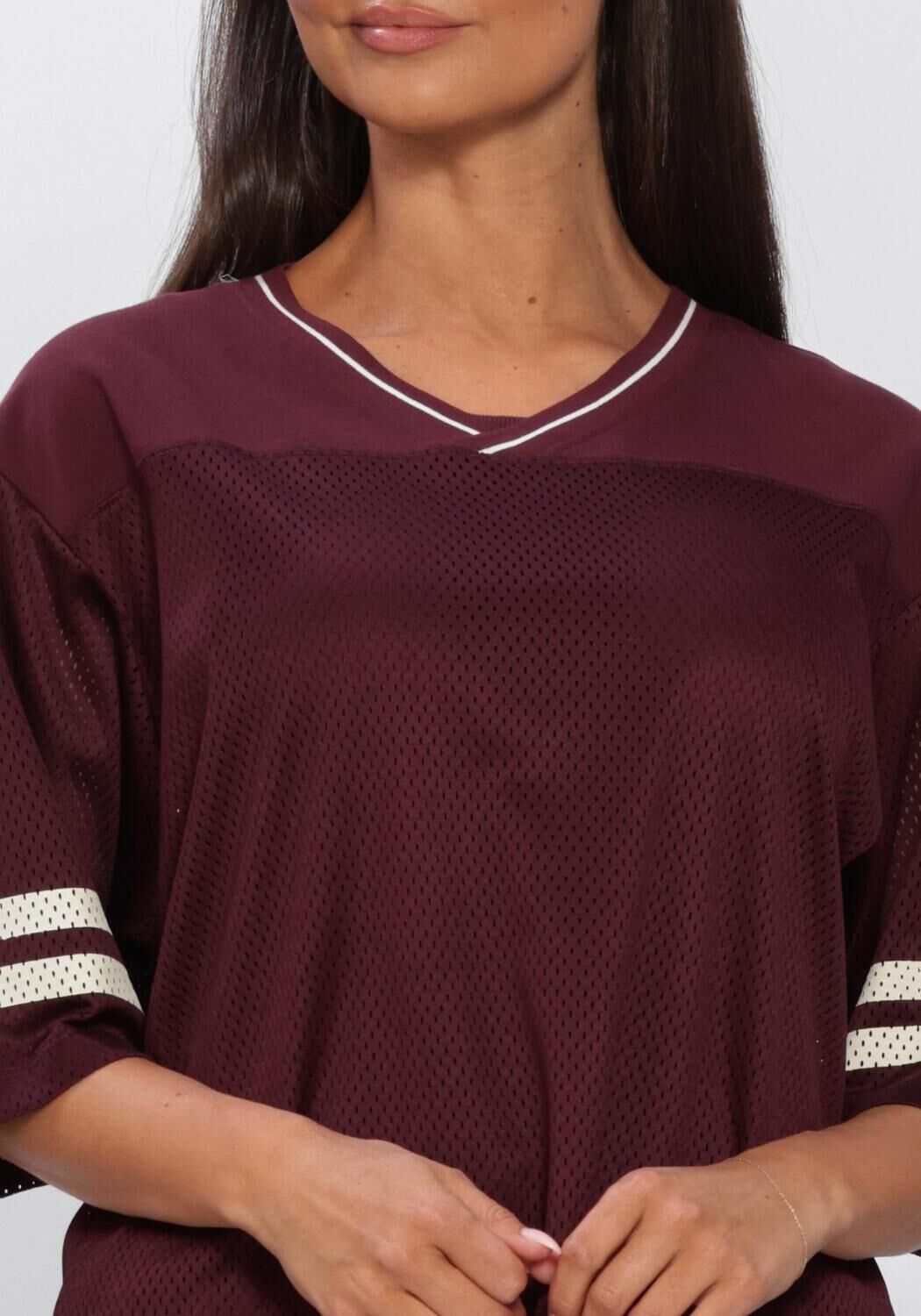 Rote CATWALK JUNKIE Tops & T-shirts FOOTBALL JERSEY - large
