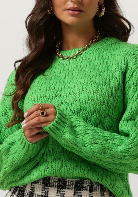 Grüne Y.A.S. Pullover YASBUBBA LS KNIT PULLOVER S. - large