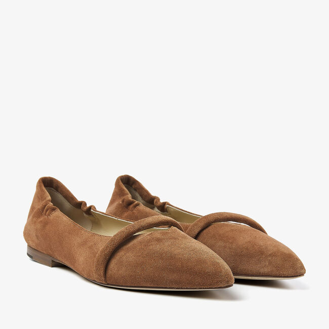 Braune VIA VAI Ballerinas LOLA ROSE - large
