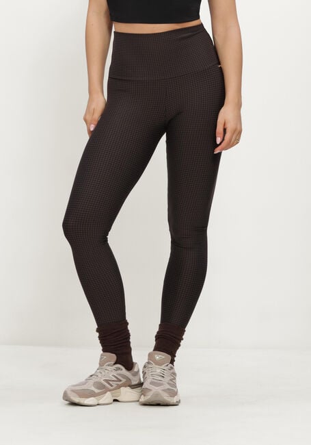 Braune DEBLON SPORTS Hosen CLASSIC LEGGINGS HIGH WAISTBAND - large