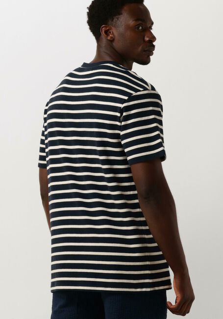 Blaue ANERKJENDT T-shirt AKKIKKI S/S STRIPE TEE - GOTS - large