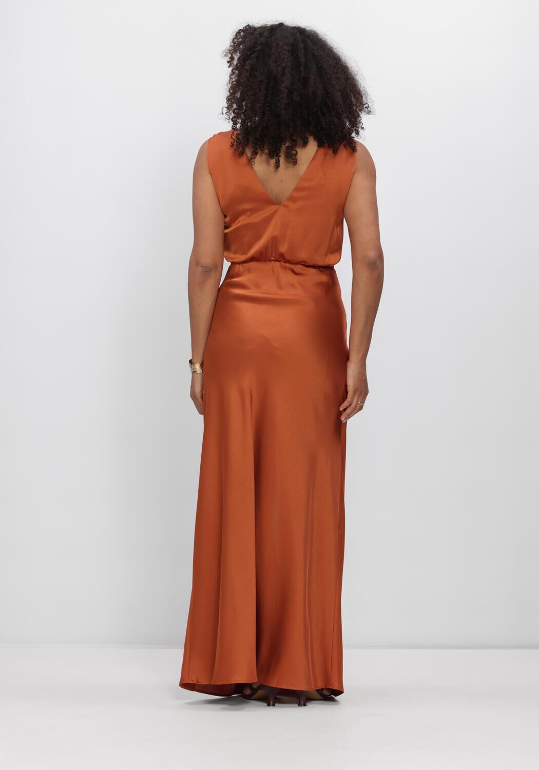 Orangene DANTE6 Kleider DANTE6-MARCIA SATIN MAXI DRESS - large