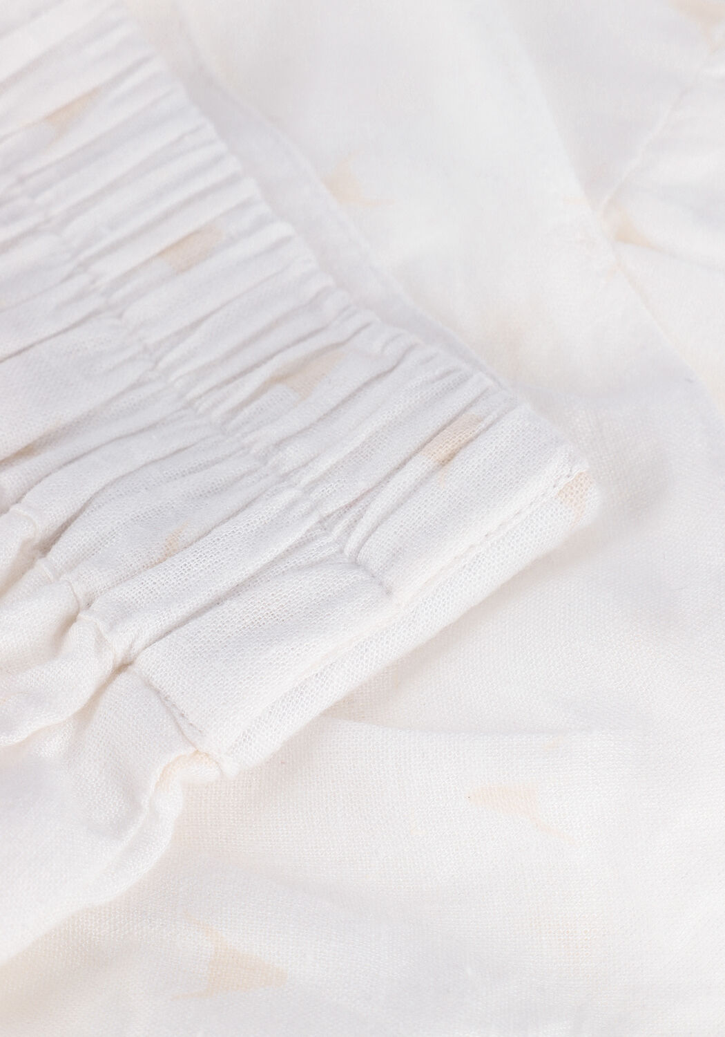 Nicht-gerade weiss ALIX THE LABEL Minirock WOVEN BULL LINEN LYOCELL SKIRT - large