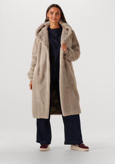 Taupe MOSCOW Teddy-Jacke 08-08-NADJANA-3 - large