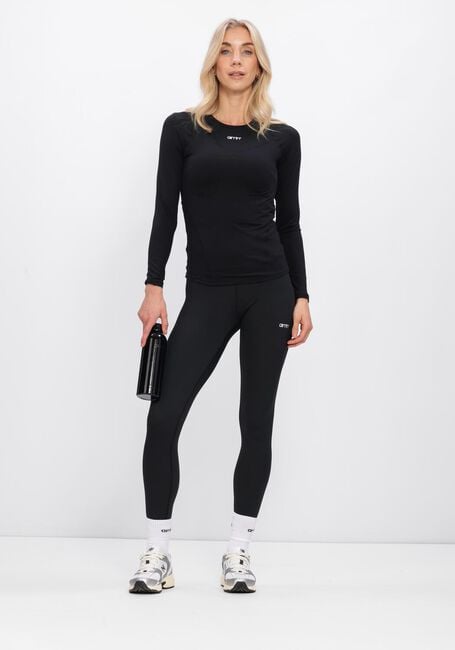 Schwarze AIM'N Tops & T-shirts BLACK SOFT BASIC LONG SLEEVE - large