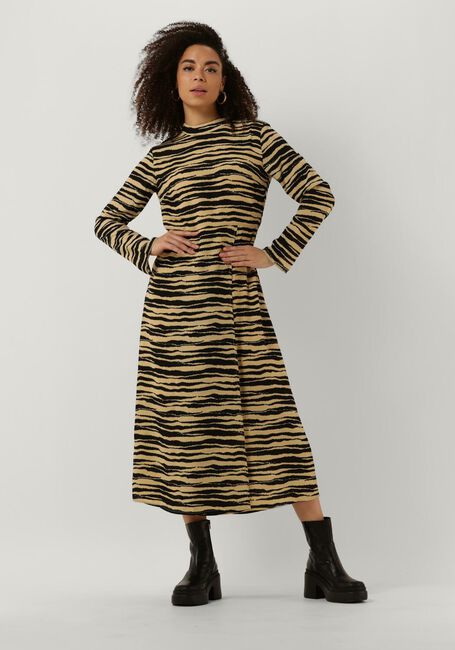 Beige MODSTRÖM Maxikleid BECKY PRINT DRESS - large