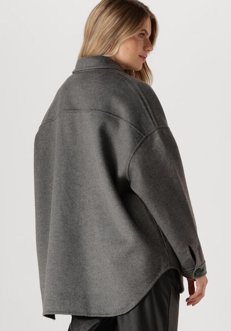 Graue DANTE6 Strickjacke PHAEDRA WOOL BLEND - large