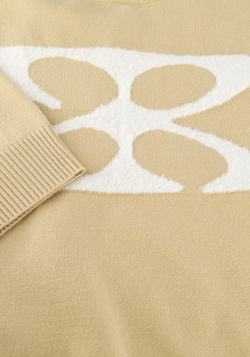 Beige STUDIO AR Pullover ISIDRE VISCOSE KNIT - large