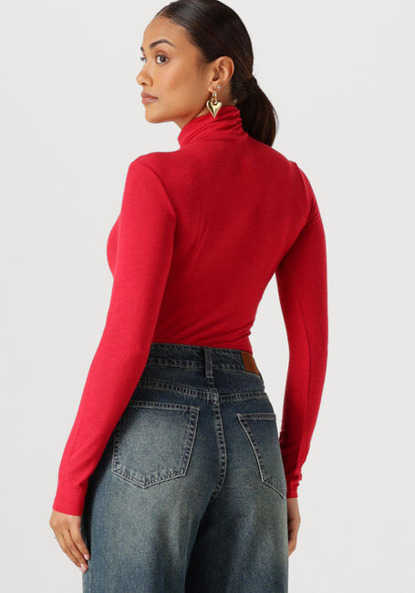 Rote Y.A.S. Pullover YASWOOLA LS HIGH NECK TOP - large