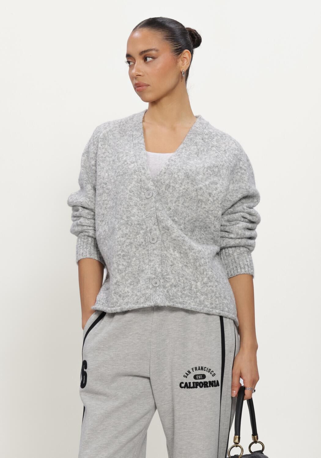 Graue PENN & INK Pullover CARDIGAN - large