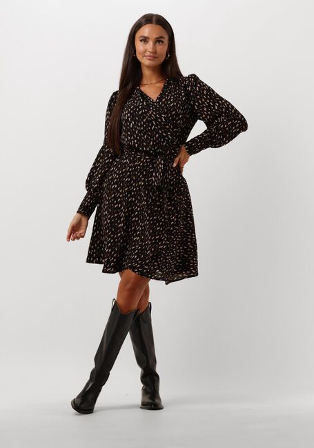 Schwarze NOTRE-V Minikleid NV-ELINE - large