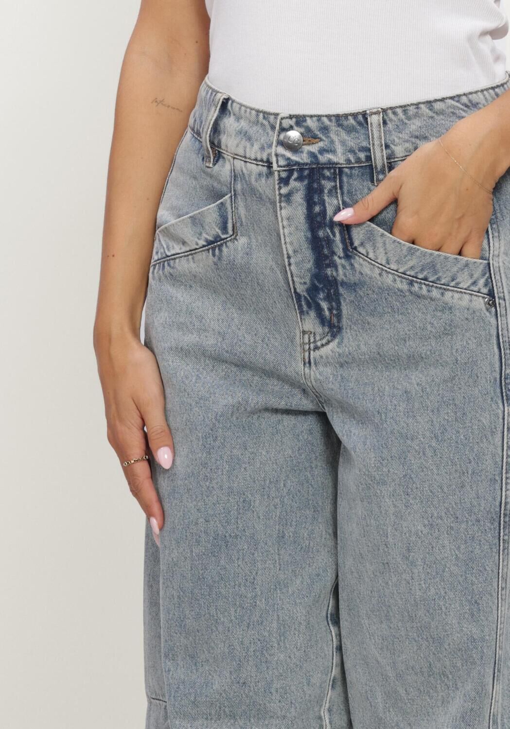 Blaue CO'COUTURE Barrel jeans JACKSONCC BARREL JEANS - large
