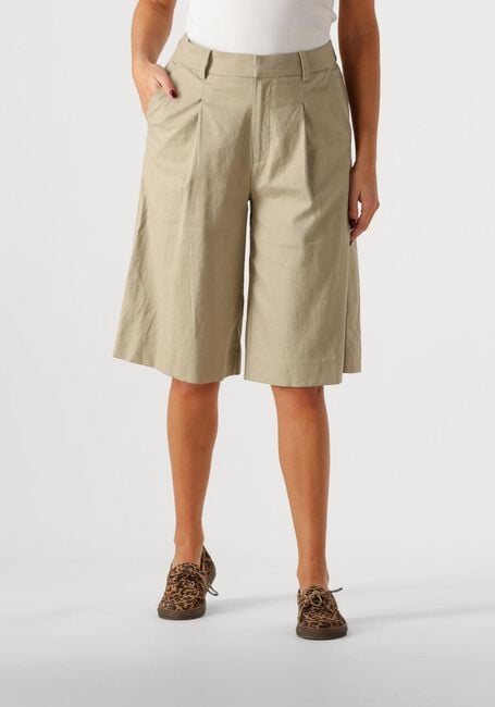 Grüne GESTUZ Hosen GZIZZA LINEN MW SHORT - large