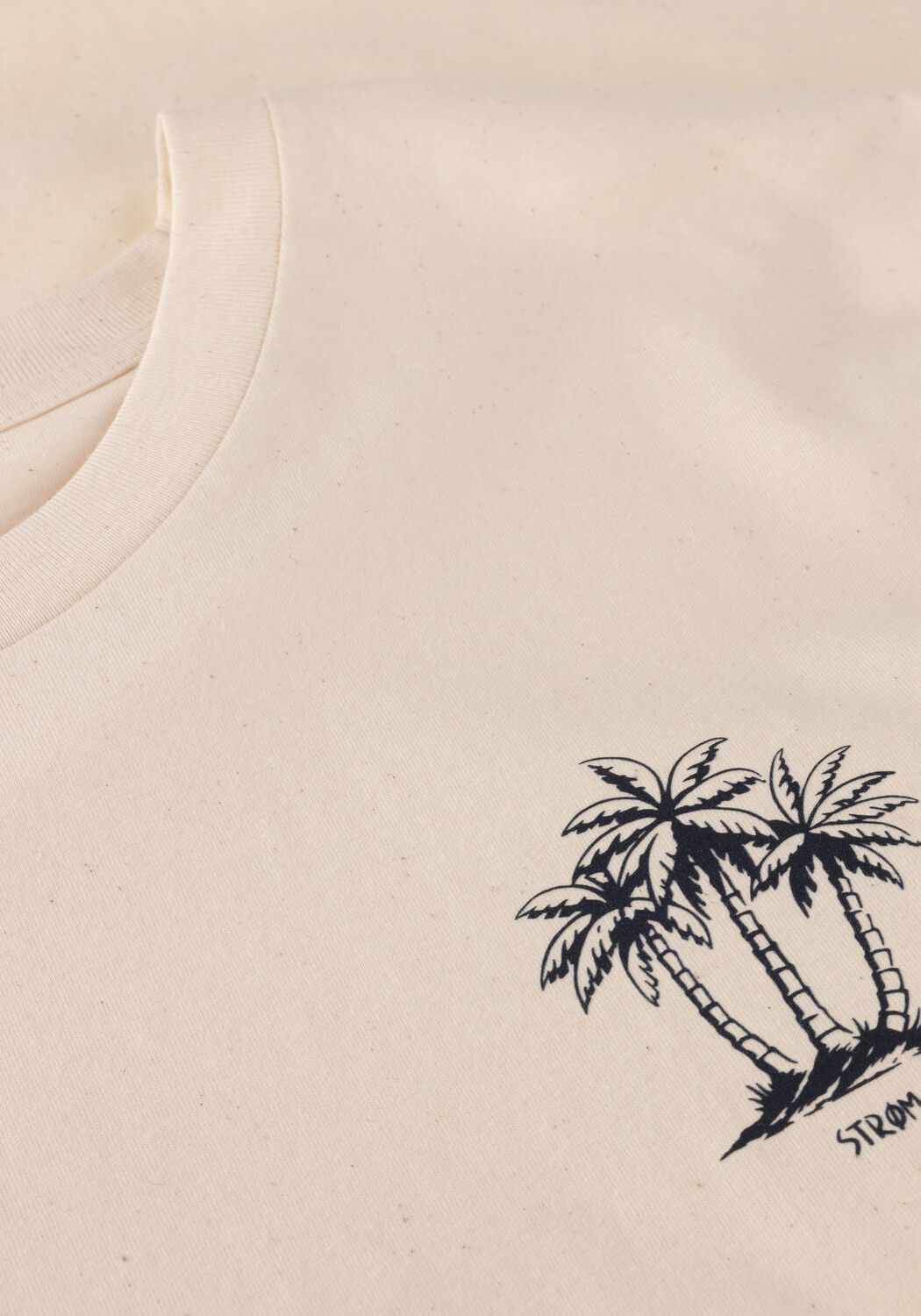 Beige STR&Oslash;M Clothing Polos & T-Shirts T-SHIRT - large