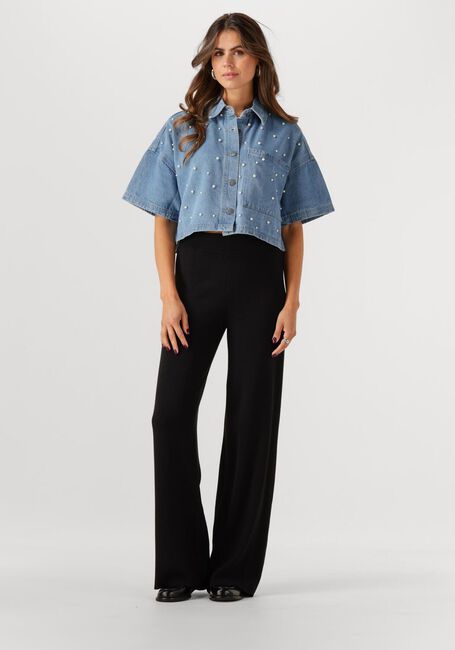Schwarze Y.A.S. Weite Hose YASFONNY HW KNIT PANT S. - large