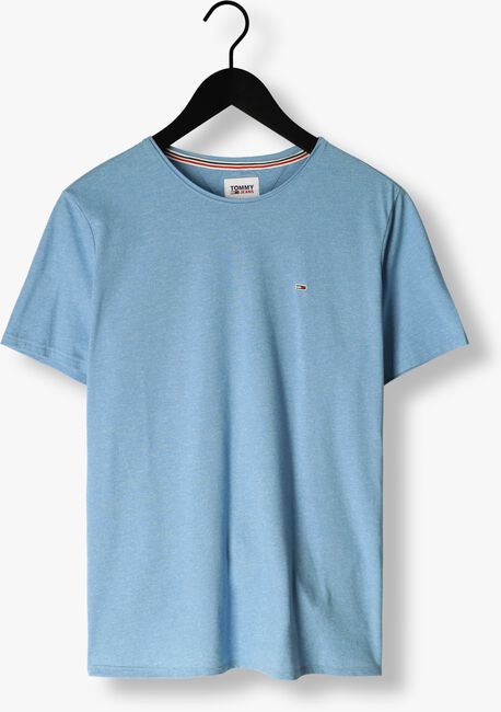 Blaue TOMMY JEANS T-shirt TJM SLIM JASPE C NECK - large