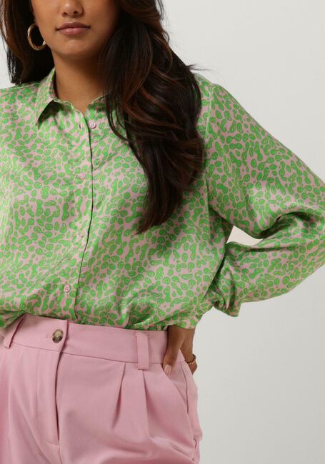 Grüne MODSTRÖM Bluse CLARKE PRINT SHIRT - large