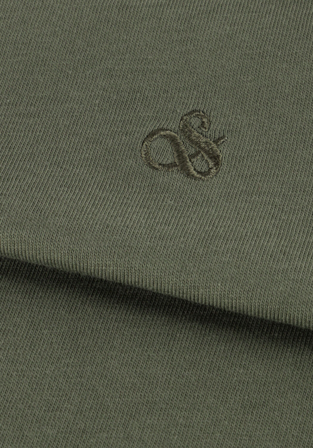 Dunkelgr&uuml;n SCOTCH & SODA T-shirt SEASONAL CORE - REGULAR-FIT LOGO T-SHIRT - large