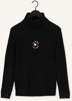 Schwarze TOMMY JEANS Rollkragenpullover TJW TINY TOMMY 2 RIB TURTLENEC Schwarze TOMMY JEANS Rollkragenpullover TJW TINY TOMMY 2 RIB TURTLENEC - medium