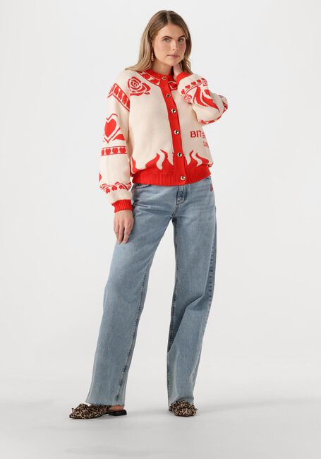 Rote HARPER & YVE Strickjacke JAZZ-CA - large